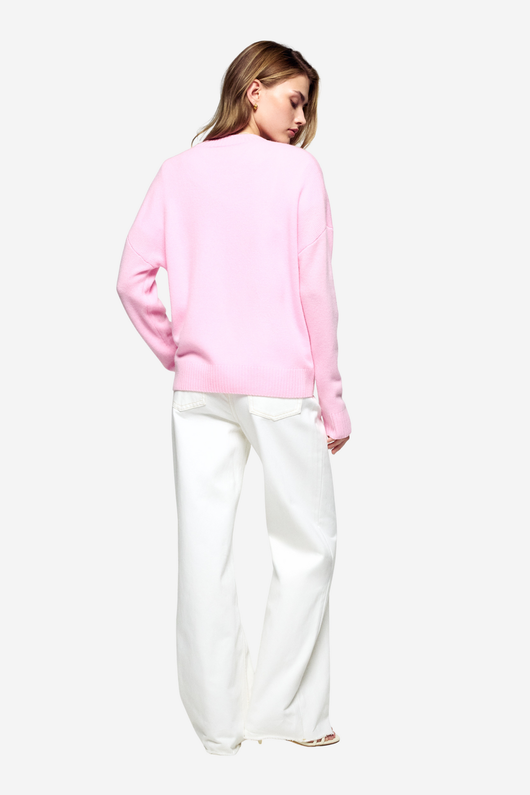 From Future Genser & Cardigan Crewneck Sweater The French Club Ballet Pink
