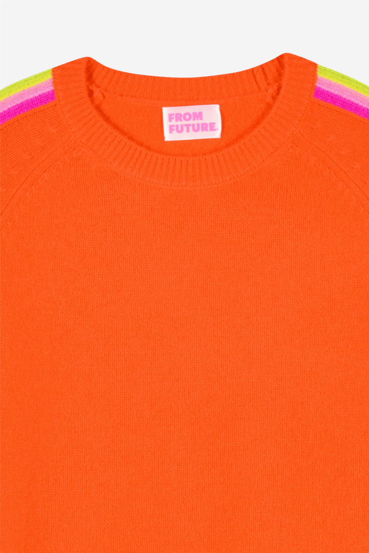 From Future Genser & Cardigan Crewneck Sweaters Cosmic Orange