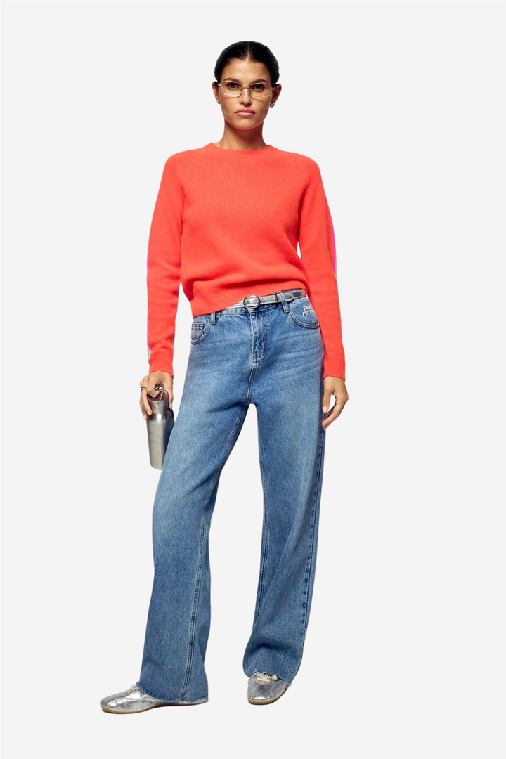 From Future Genser & Cardigan Crewneck Sweaters Cosmic Orange