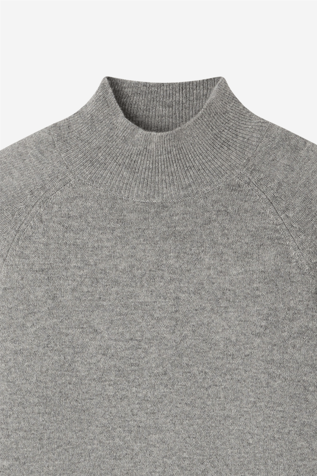 From Future Genser &amp; Cardigan Mock Neck Sweater Multicolored Hearts Dark Heather Gray