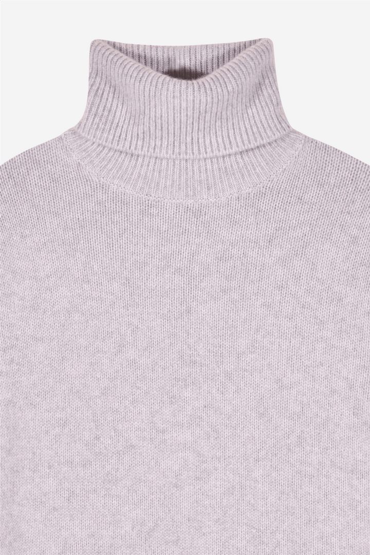 From Future Genser & Cardigan Turtleneck Sweater Light Heather Gray