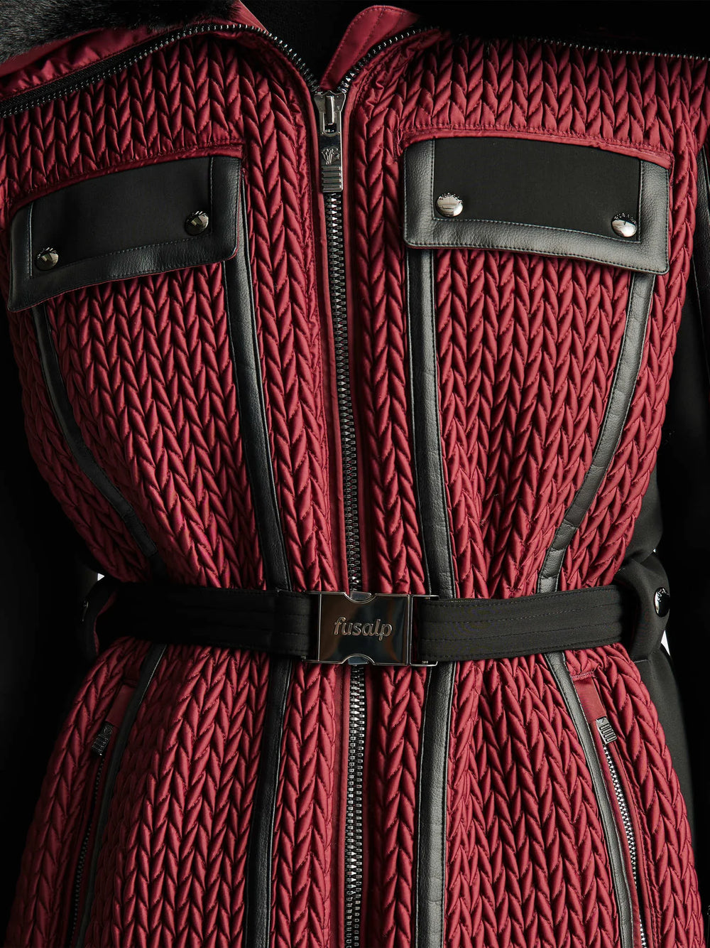 Fusalp Skitøy Alixa Jacket Acajou/Noir