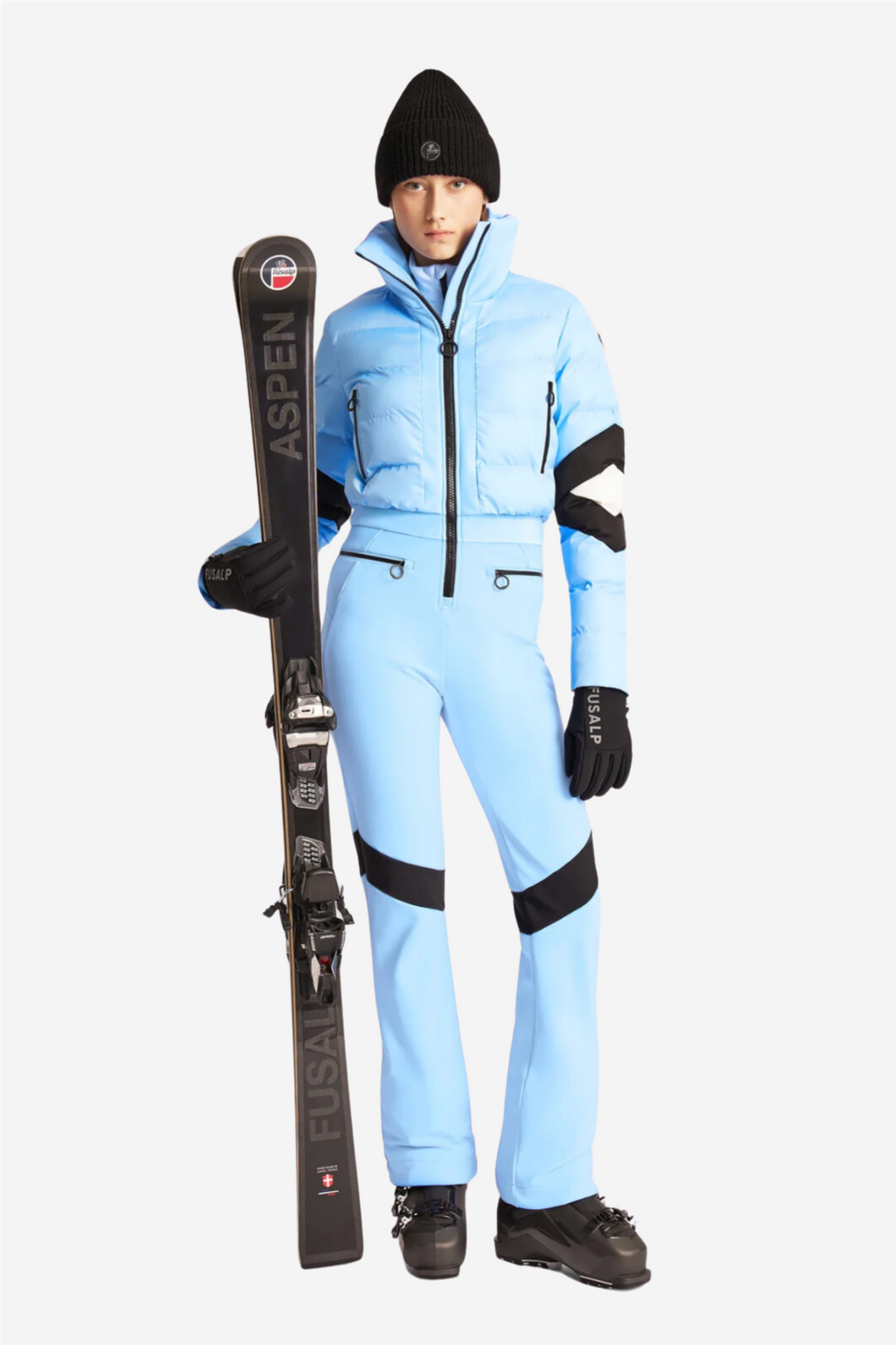 Fusalp Skitøy CLARISSE SKI SUIT OXYGEN/NOIR/NEIGE