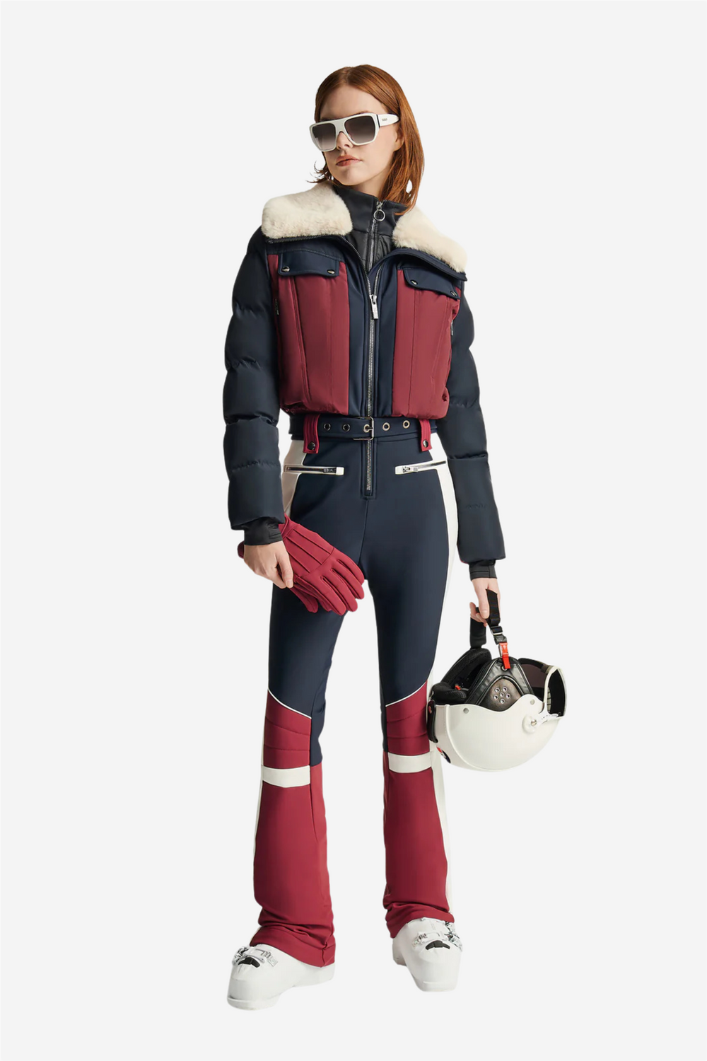 Fusalp Skitøy Karei Suit Acajou/Marin/Neige