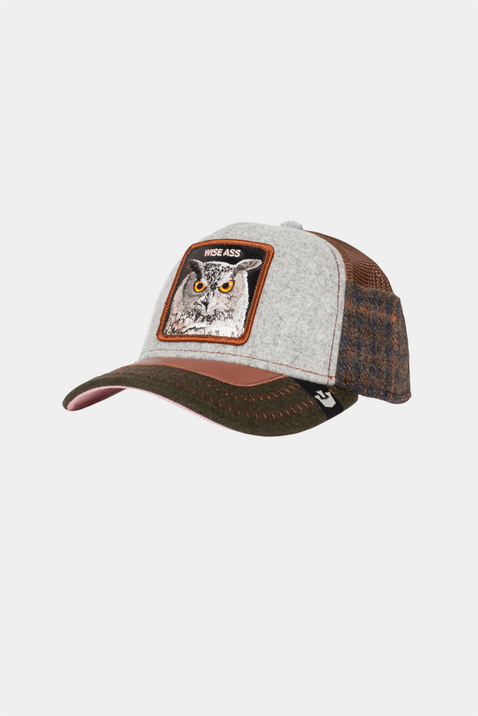 Goorin Bros The Farm Trucker Hat Wise Ass Owl-New With Tag-Fall