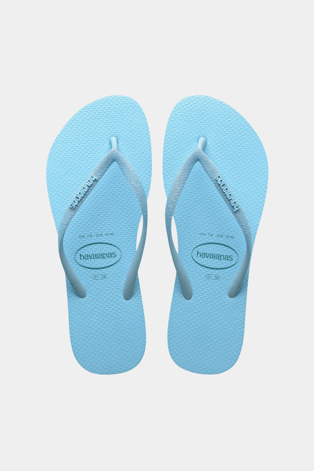 Havaianas Sko H. SLIM GLITTER NEON BLUE WATER