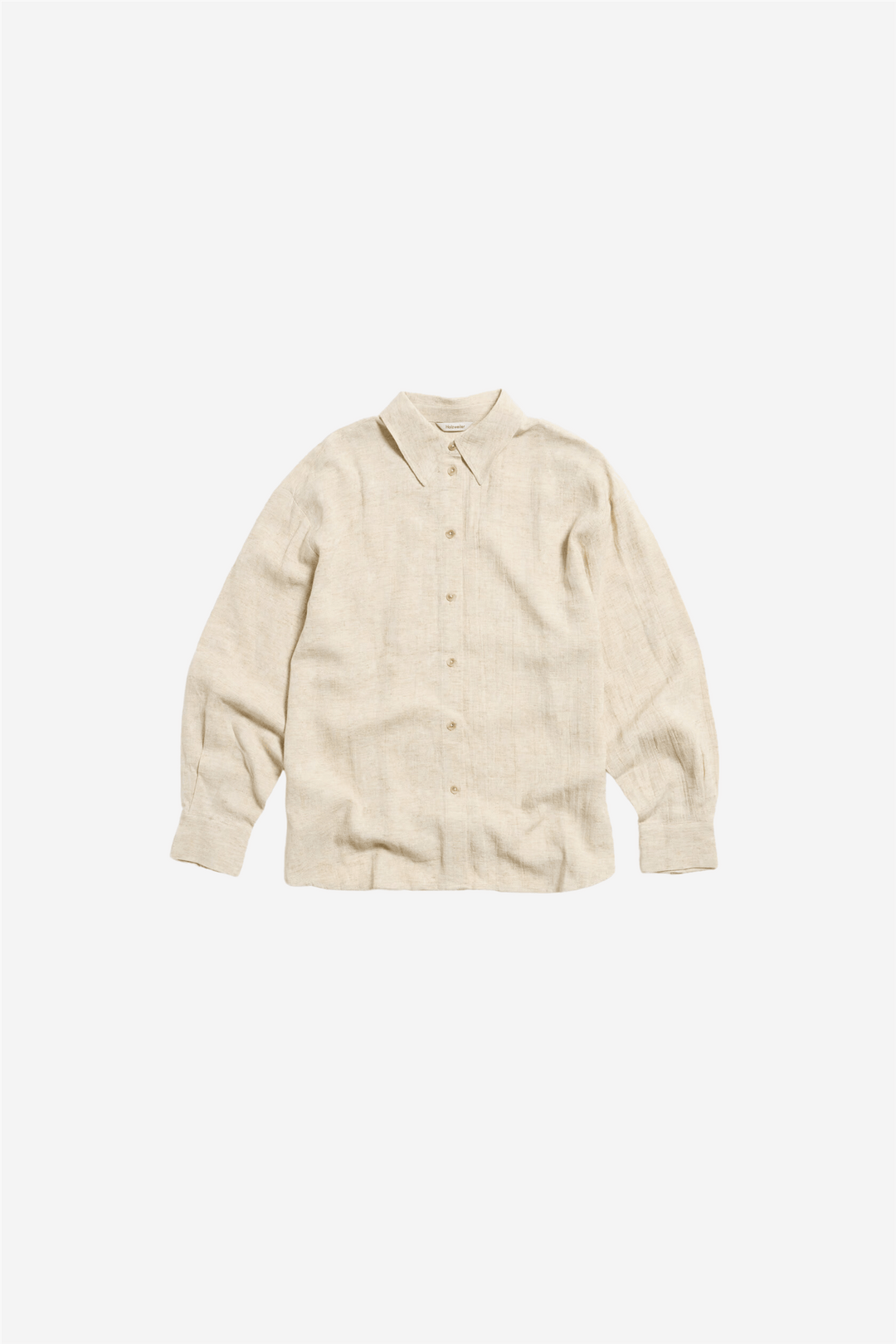Holzweiler Bluser & Skjorter Dais Linen Mix Shirt Sand