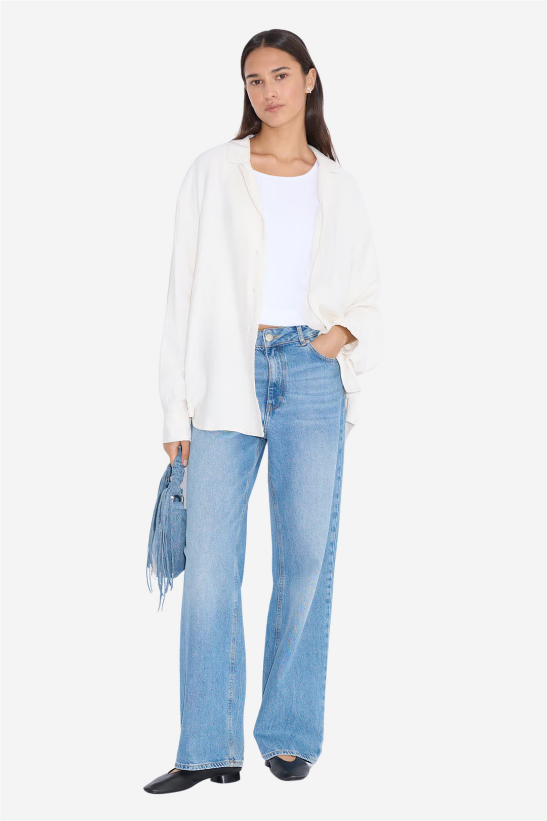 Holzweiler Bluser & Skjorter Summer Relaxed Shirt Off White