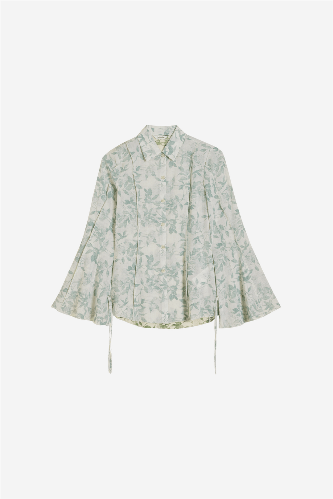 Holzweiler Bluser & Skjorter Valery Print Shirt Green Mix