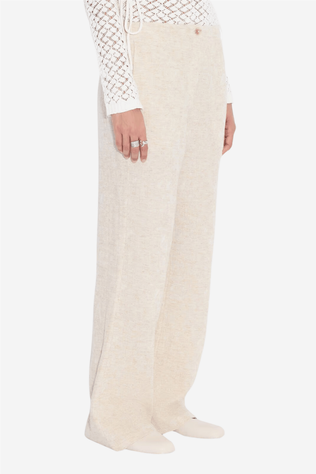 Holzweiler Bukser & jeans Dais Linen Mix Trouser Sand