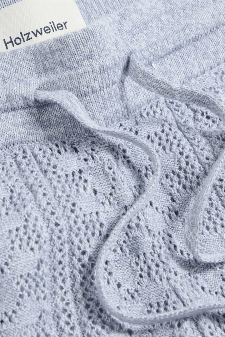 Holzweiler Bukser & jeans Kelp Crochet Trousers Blue Mix