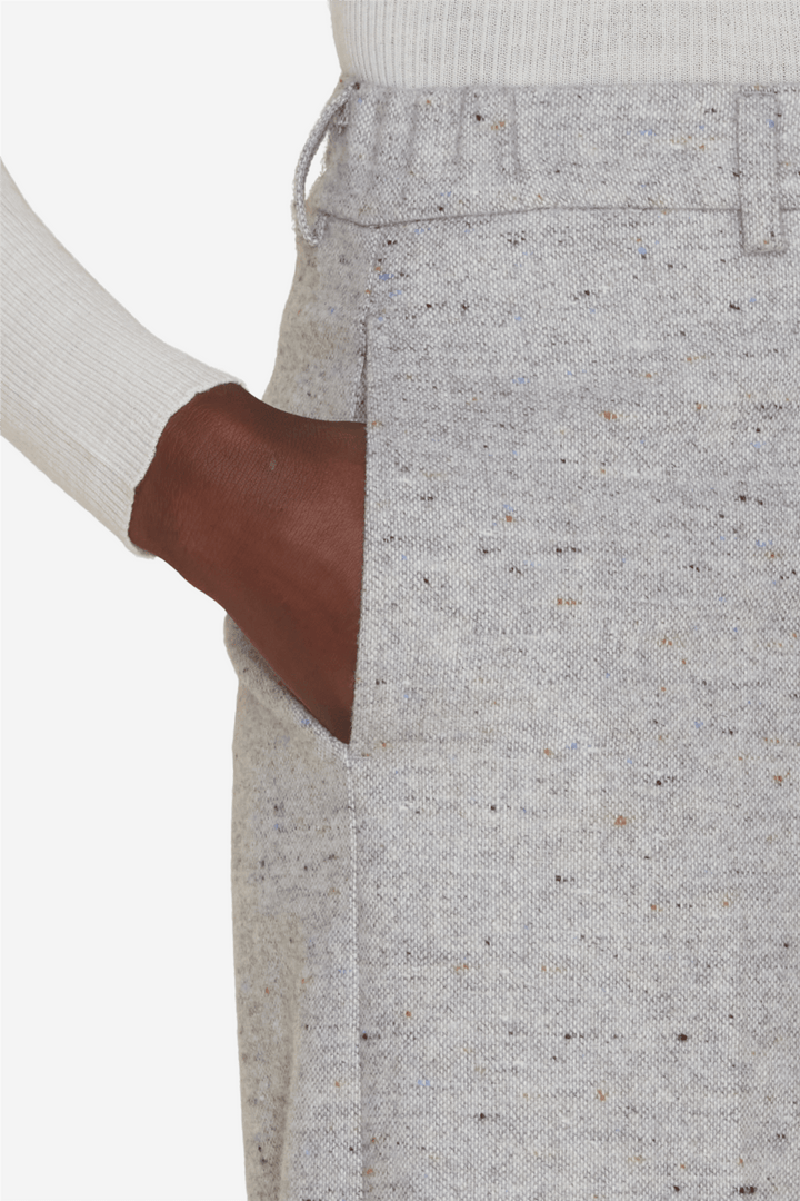 Holzweiler Bukser & jeans Lana Trousers Light Grey Mix
