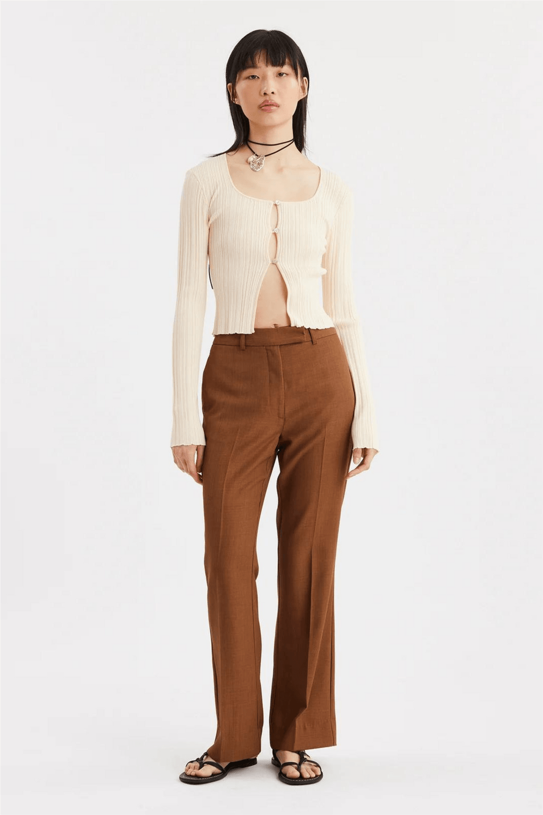 Holzweiler Bukser & jeans Nosabi Trousers Brown