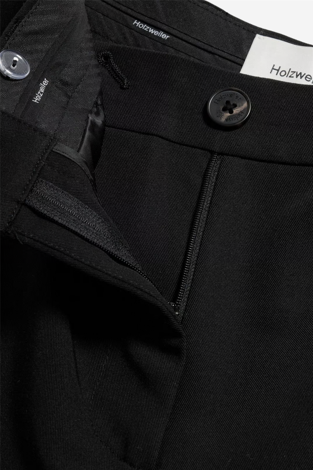 Holzweiler Bukser & jeans W  Regular Suit Trouser Black