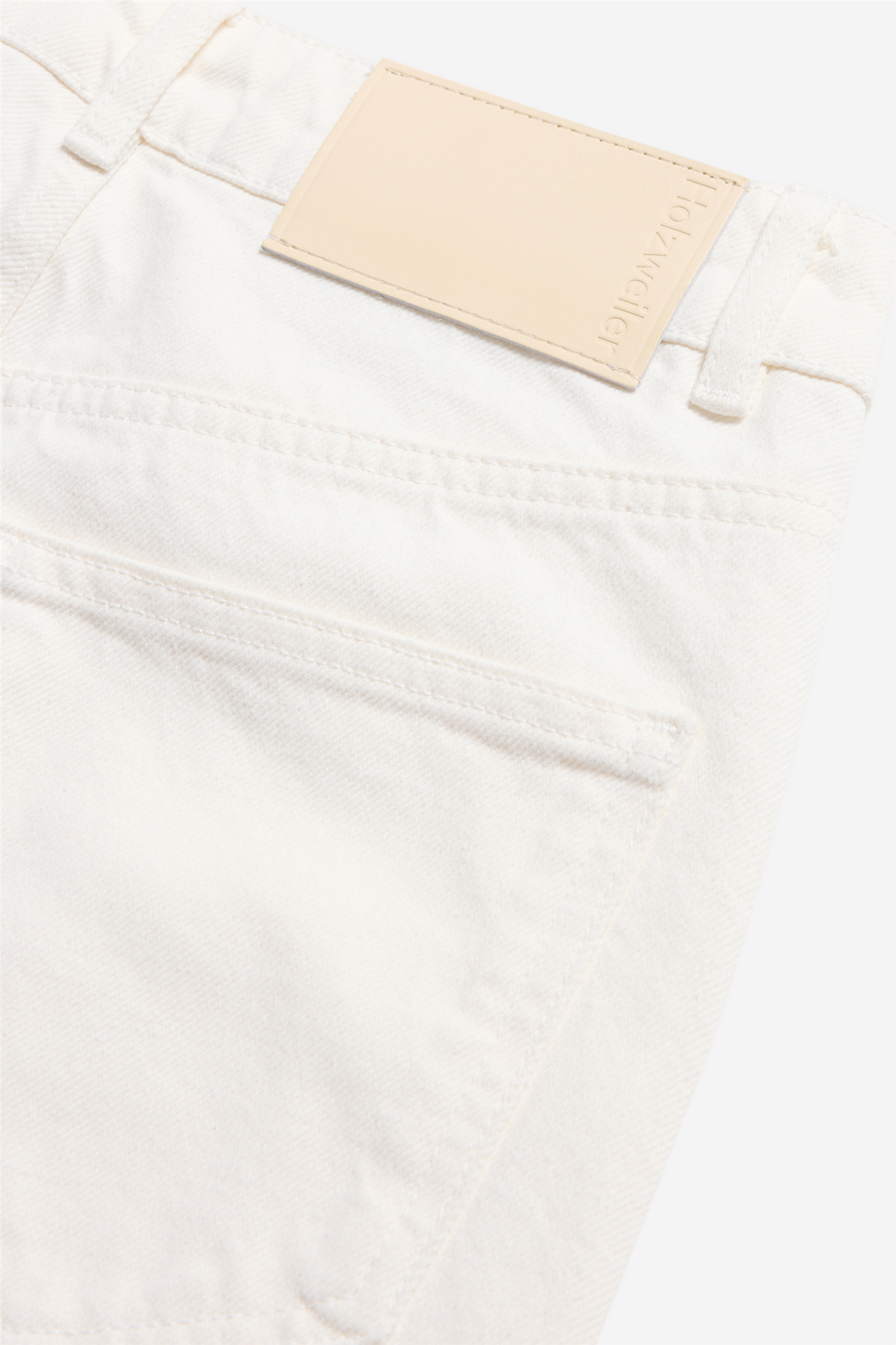 Holzweiler Bukser & jeans W Wide Jeans Ecru