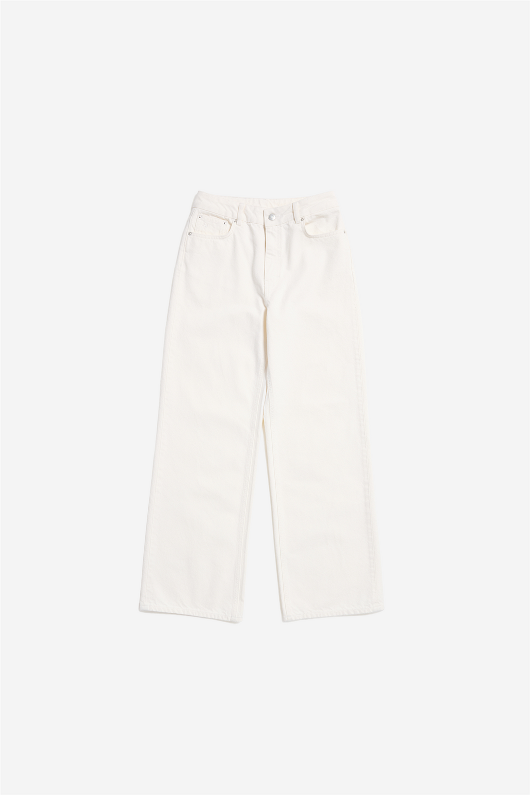 Holzweiler Bukser & jeans W Wide Jeans Ecru