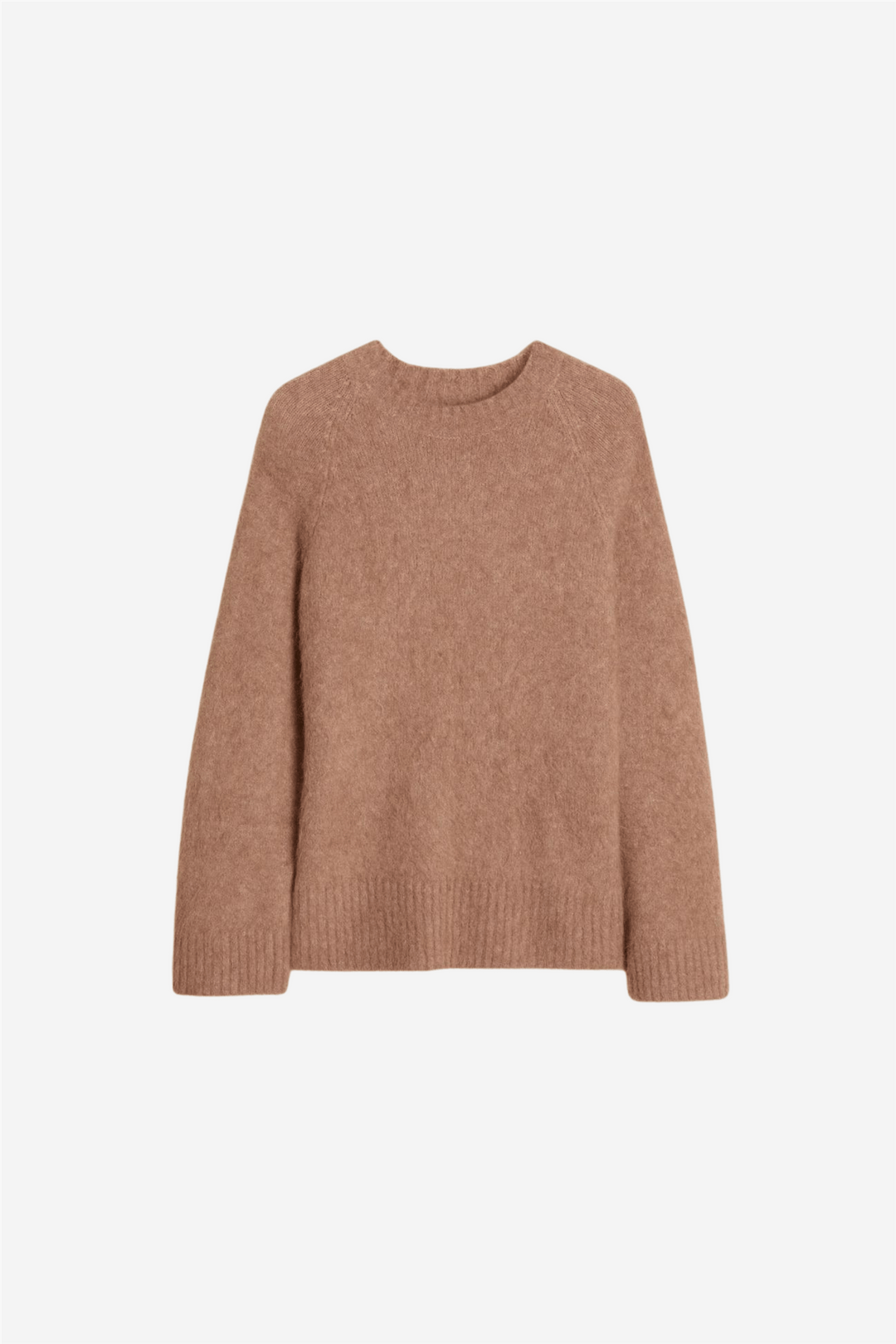 Holzweiler Genser & Cardigan Fure Fluffy Knit Sweater Beige