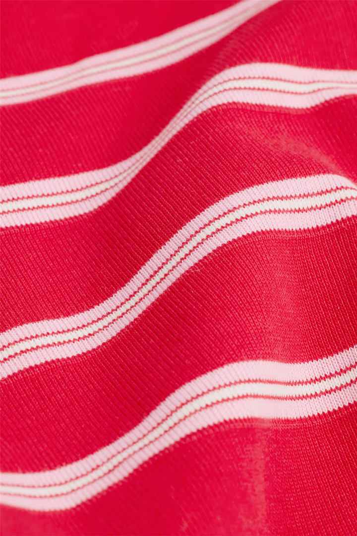 Holzweiler Genser & Cardigan Sunny Polo Red Stripe