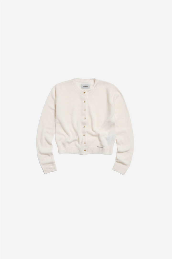 Holzweiler Genser & Cardigan W. Cashmere Cardigan Ecru