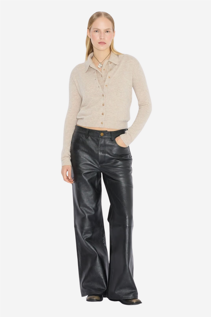 Holzweiler Genser & Cardigan W. Cashmere Cardigan Sand