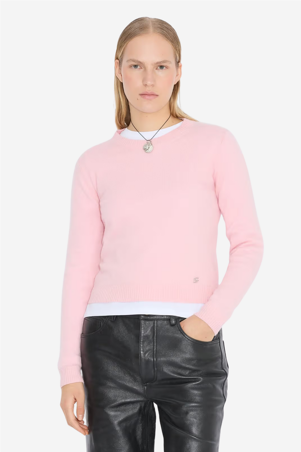 Holzweiler Genser & Cardigan W. Cashmere Crew Pink