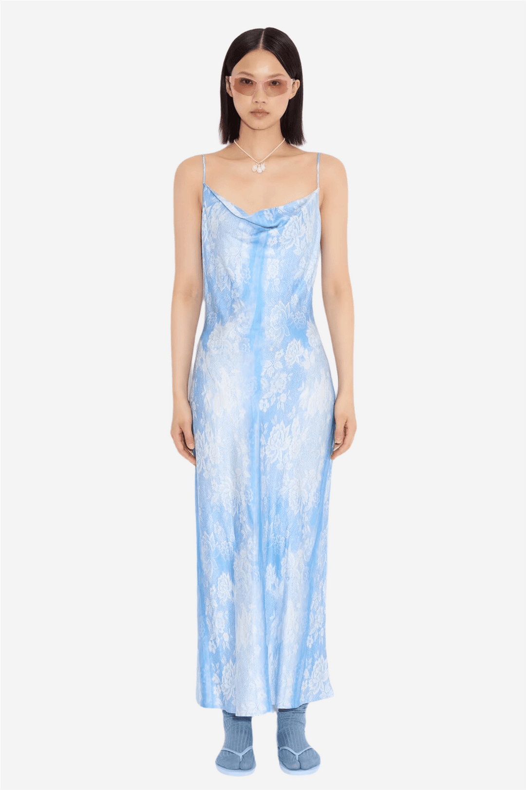 Holzweiler Kjoler & jumpsuits Eila Print Dress Blue Mix