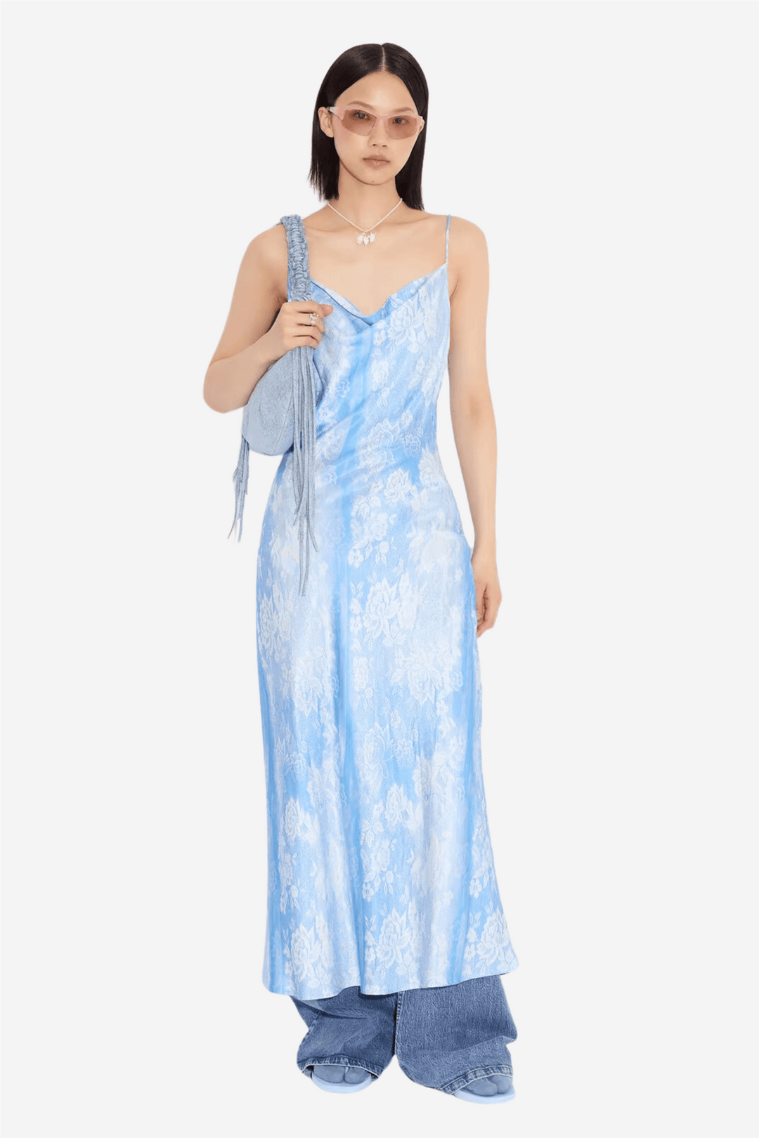 Holzweiler Kjoler & jumpsuits Eila Print Dress Blue Mix