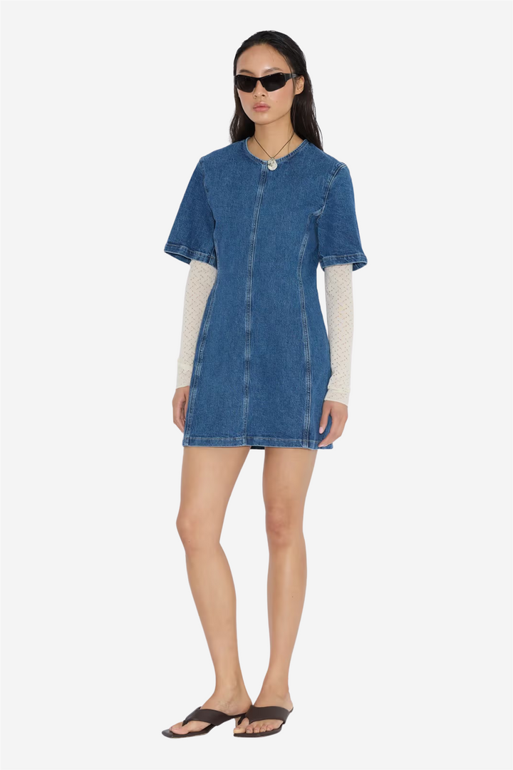 Holzweiler Kjoler & jumpsuits Short Denim Dress Blue