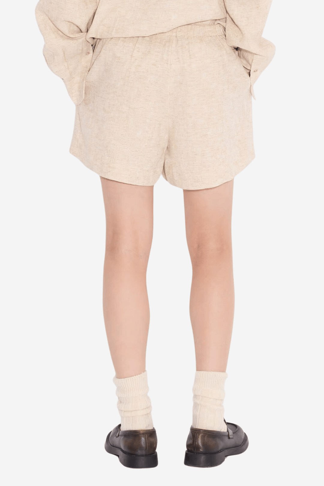 Holzweiler Shorts Dais Linen Mix Shorts Sand