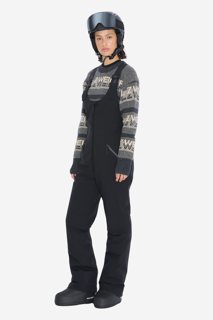 Holzweiler Skitøy W Tryvann Bib Trousers Dark Grey