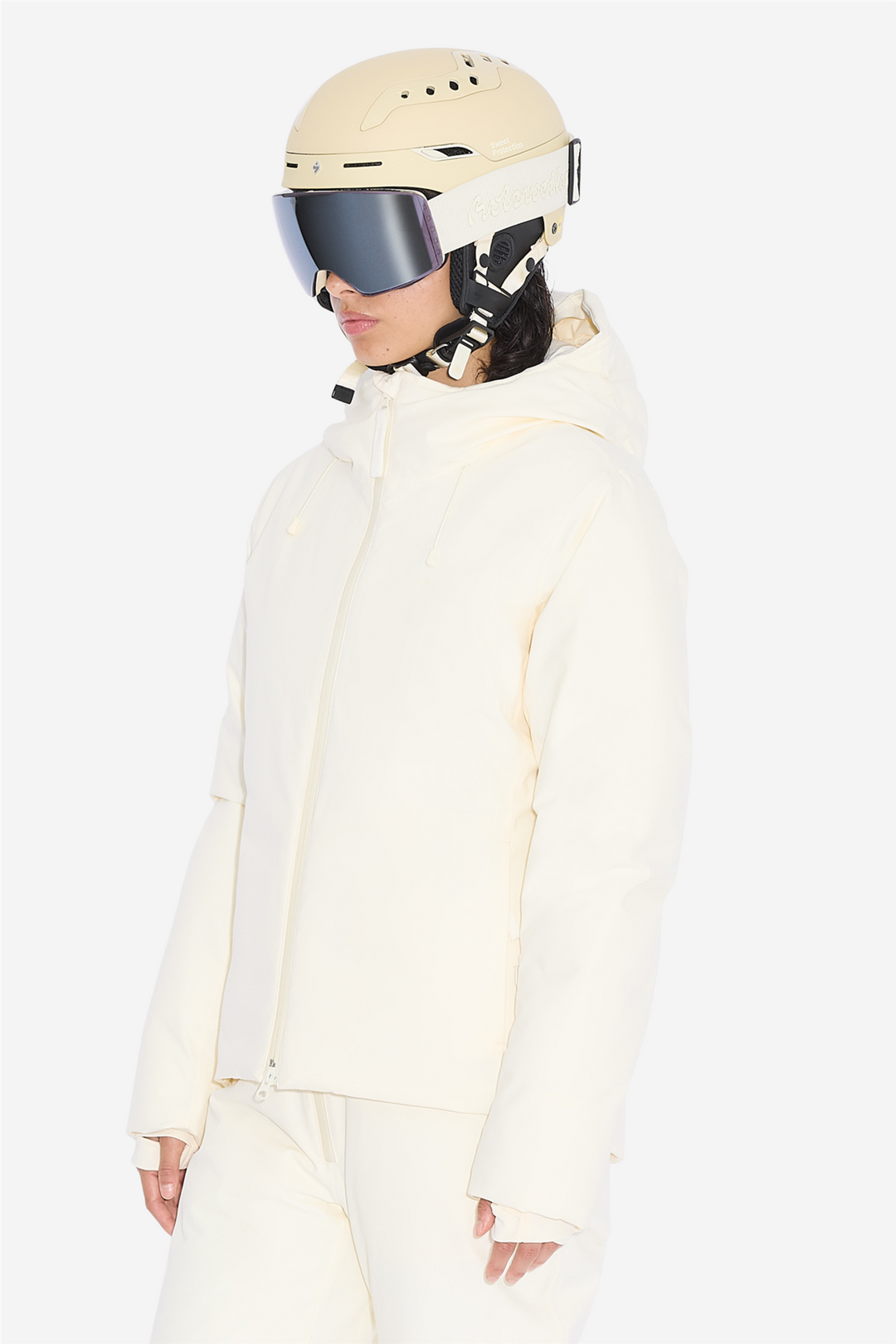 Holzweiler Skitøy W Tryvann Lt Down Jacket Ecru