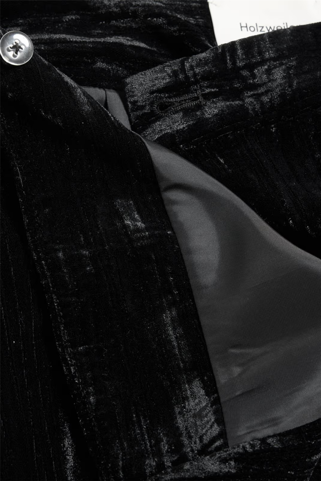 Holzweiler Skjørt Cygnet Velvet Skirt Black