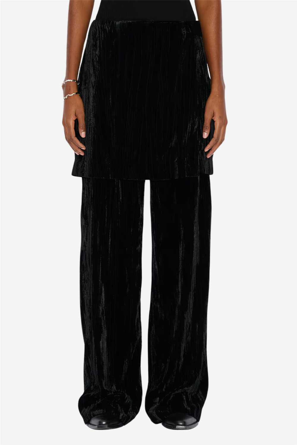 Holzweiler Skjørt Cygnet Velvet Skirt Black