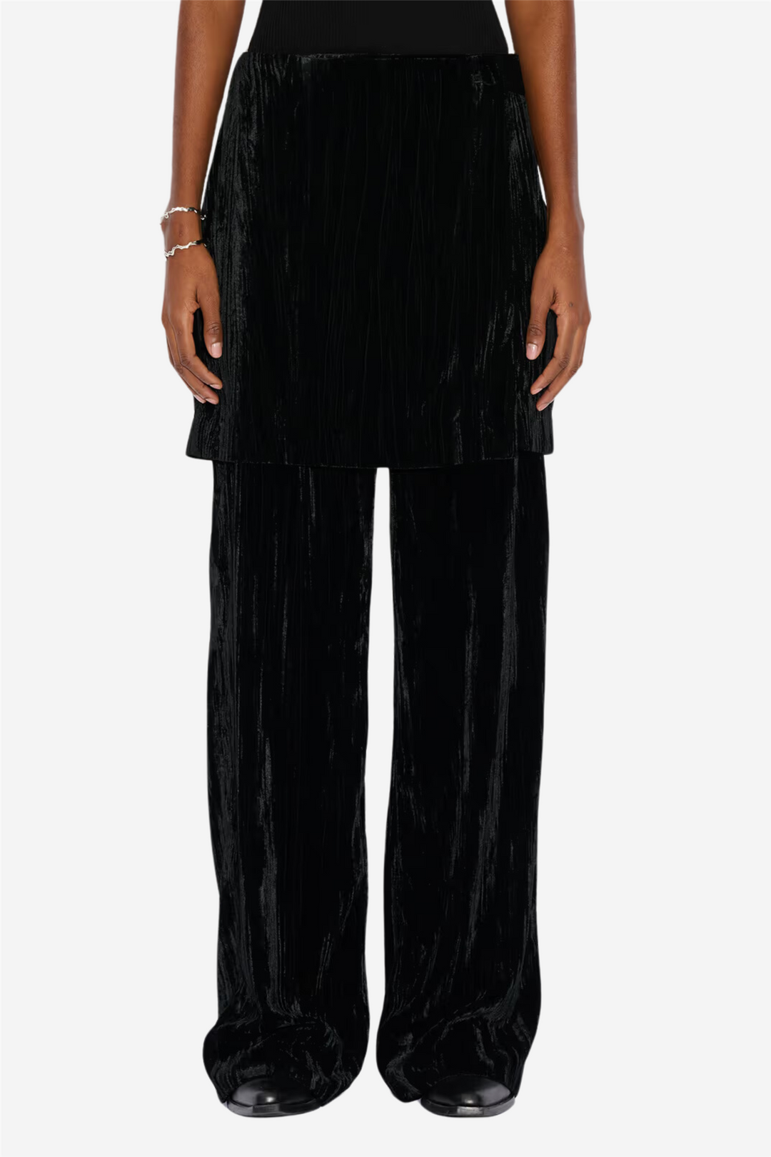 Holzweiler Skjørt Cygnet Velvet Skirt Black