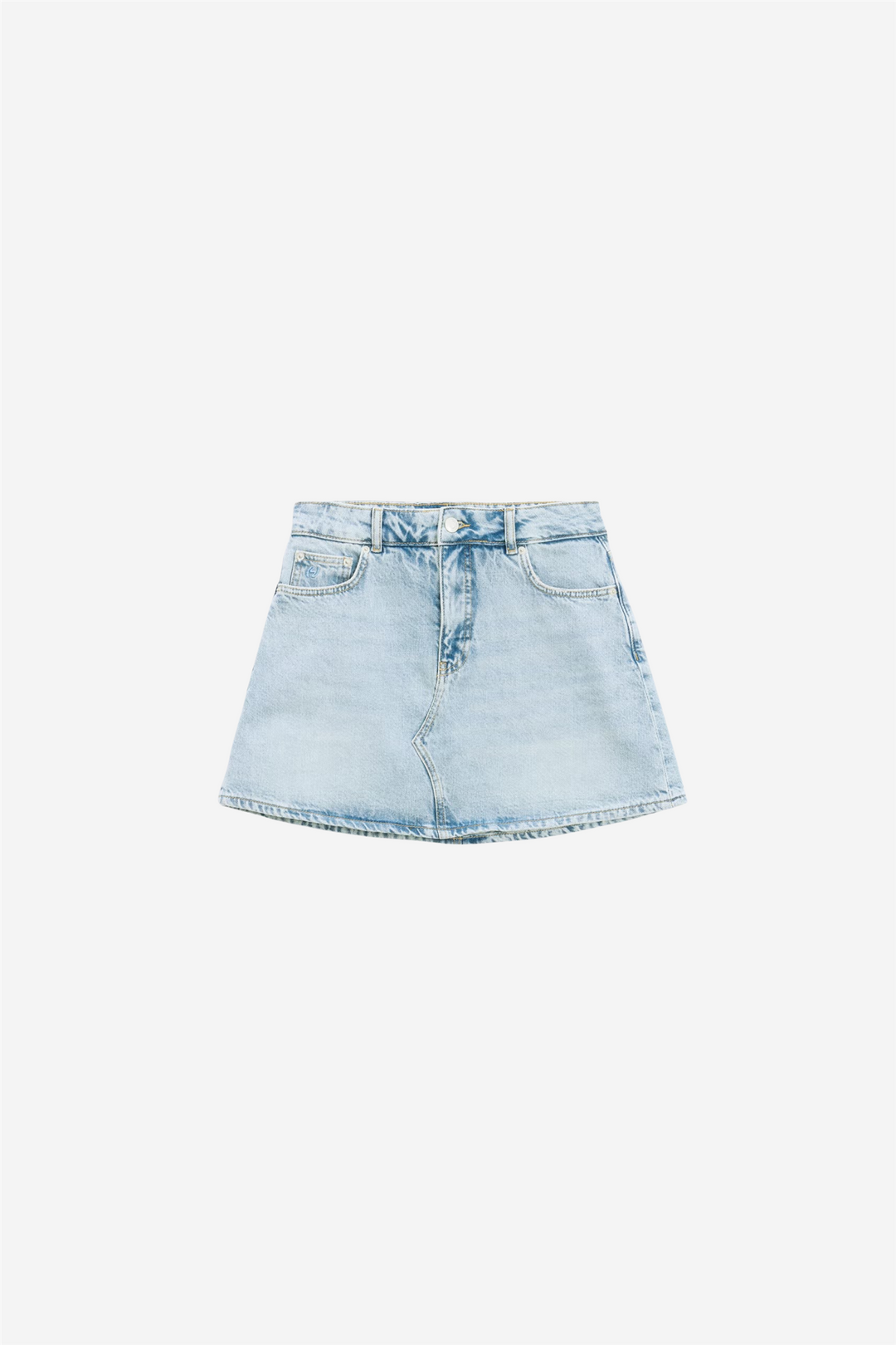Holzweiler Skjørt Denim Mini Skirt Blue Washed