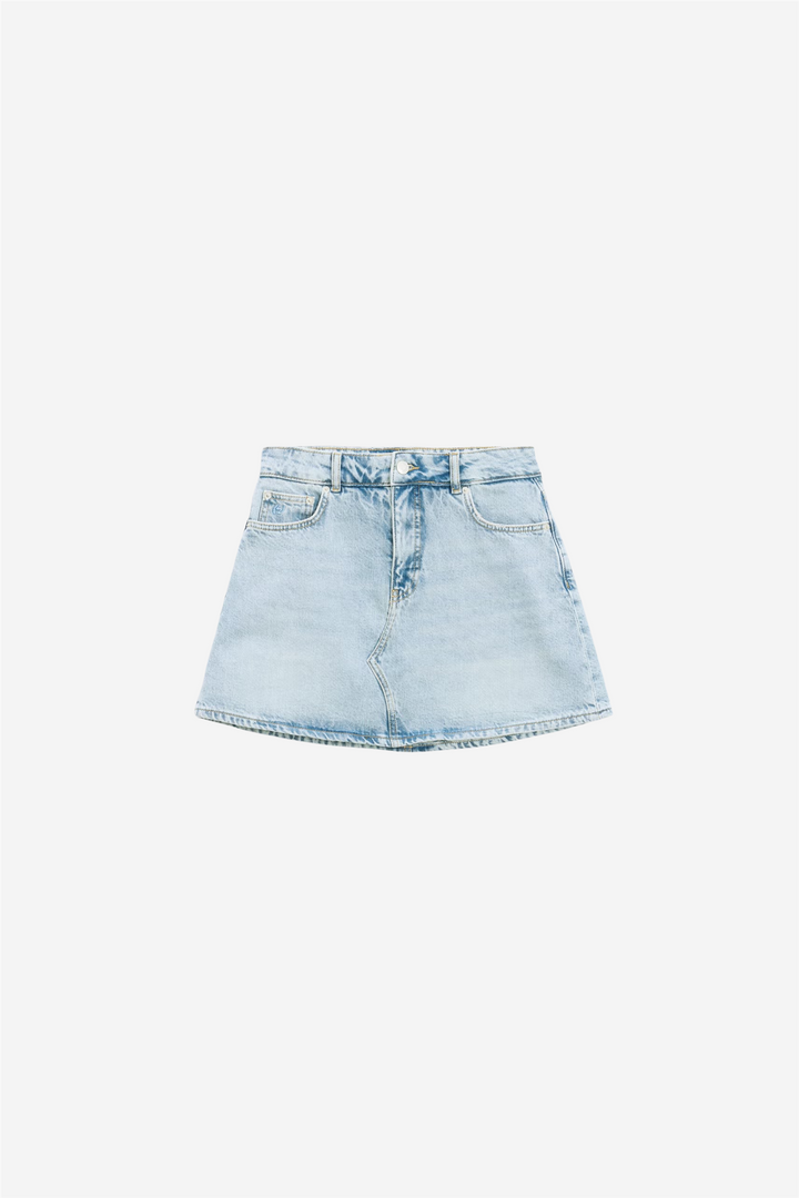 Holzweiler Skjørt Denim Mini Skirt Blue Washed