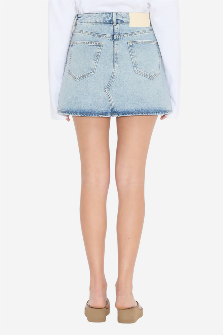 Holzweiler Skjørt Denim Mini Skirt Blue Washed