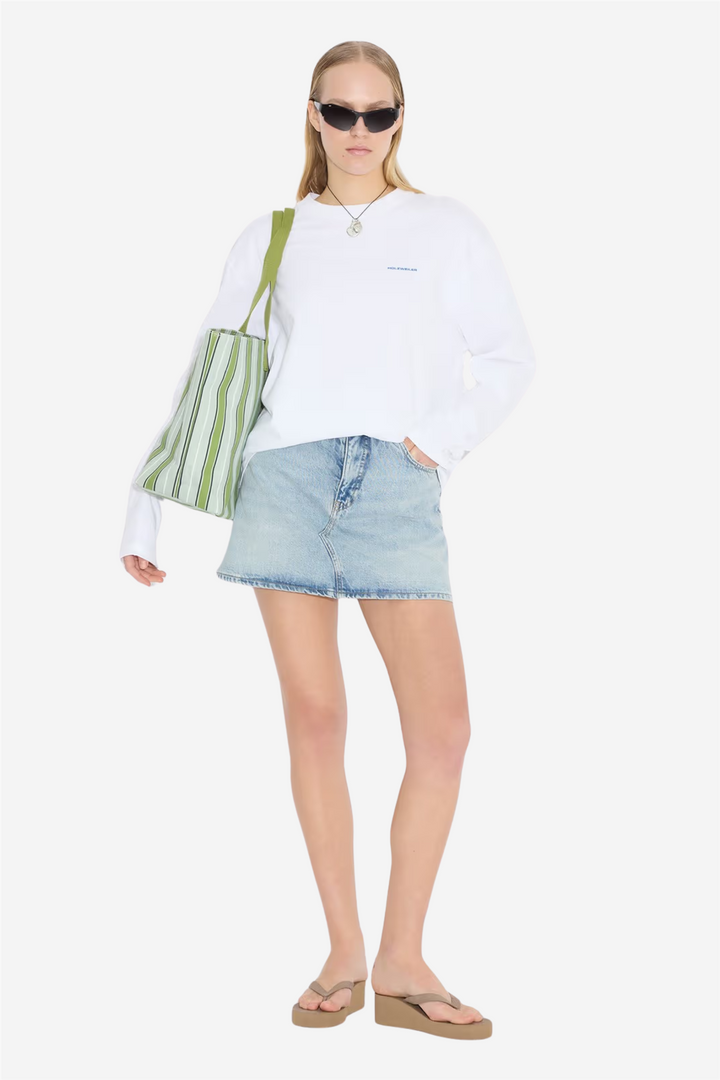 Holzweiler Skjørt Denim Mini Skirt Blue Washed