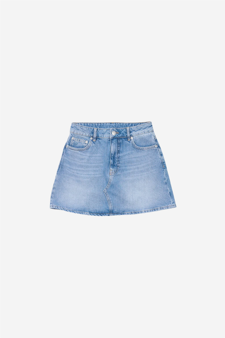Holzweiler Skjørt Denim Mini Skirt Lt. Blue
