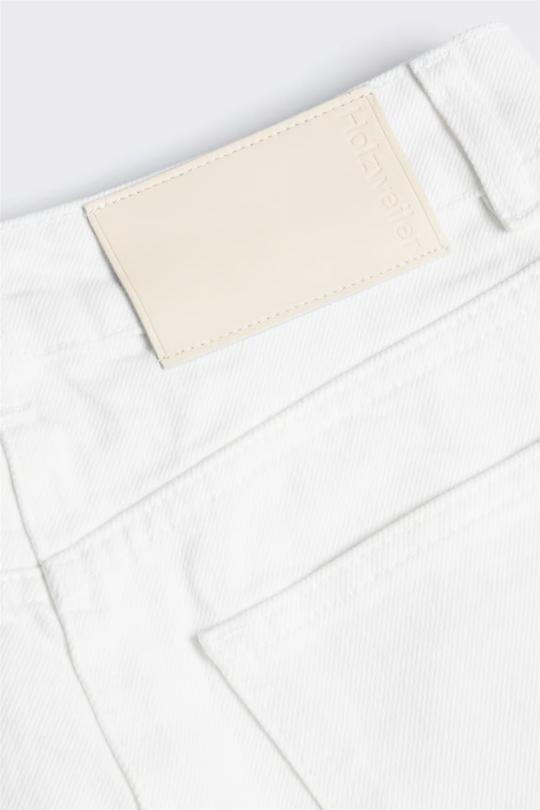 Holzweiler Skjørt Denim Mini Skirt White