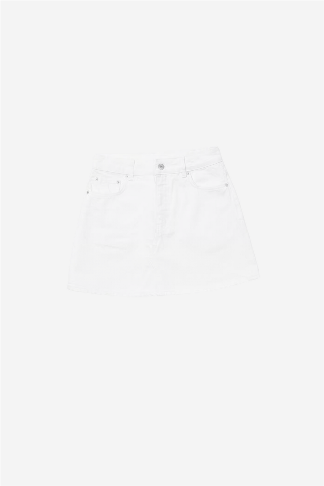 Holzweiler Skjørt Denim Mini Skirt White