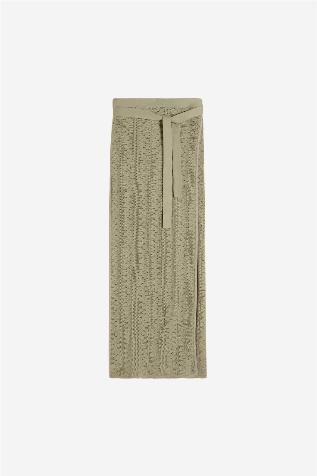 Holzweiler Skjørt Kelp Crochet Knit Skirt Teal