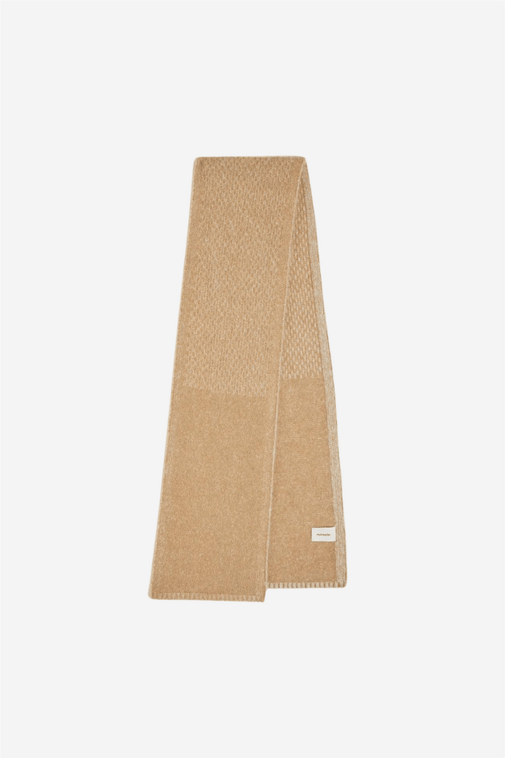 Holzweiler Tilbehør Tine Knit Scarf Sand Mix