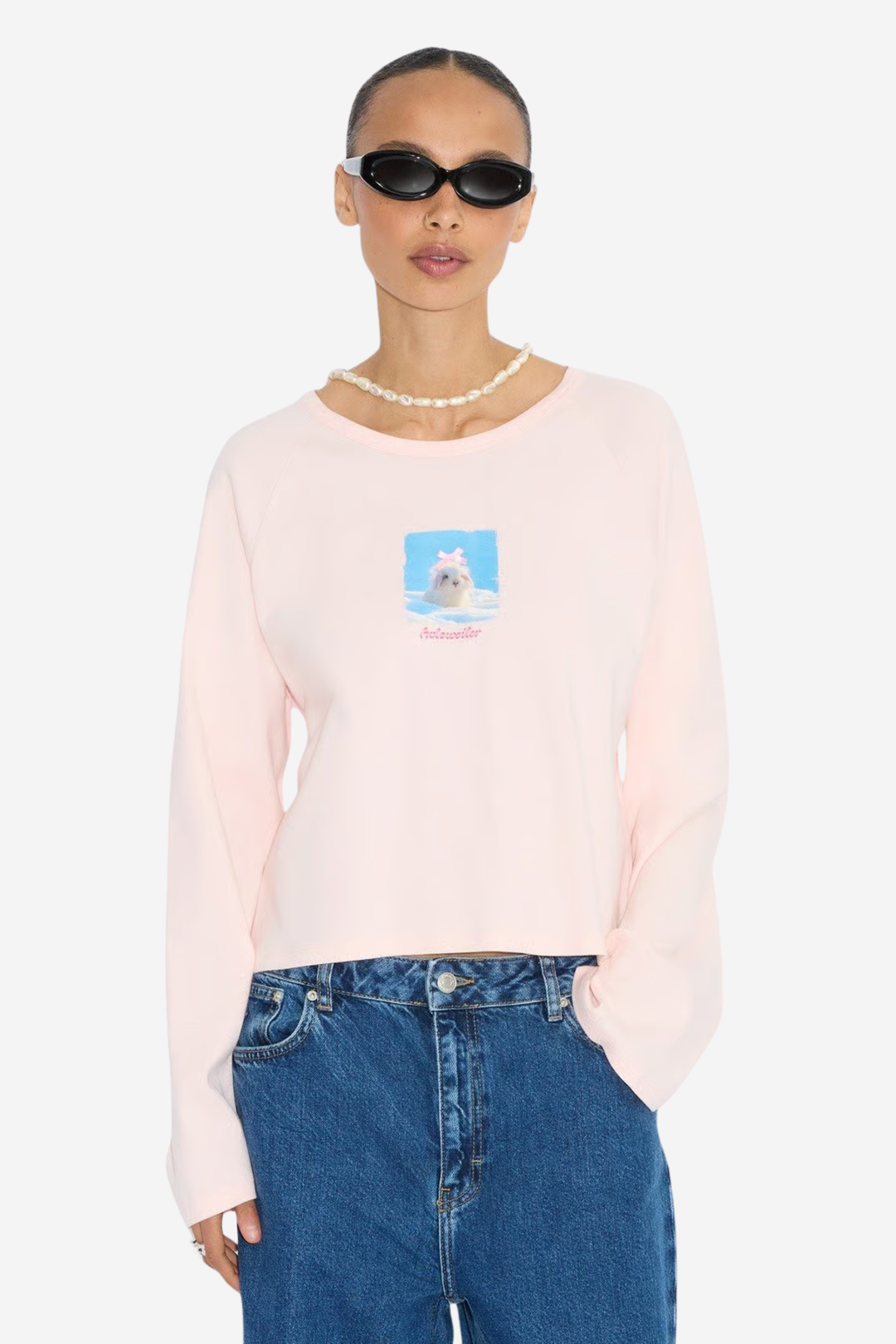 Holzweiler Topper & t-skjorter Kitty LS Lt. Pink