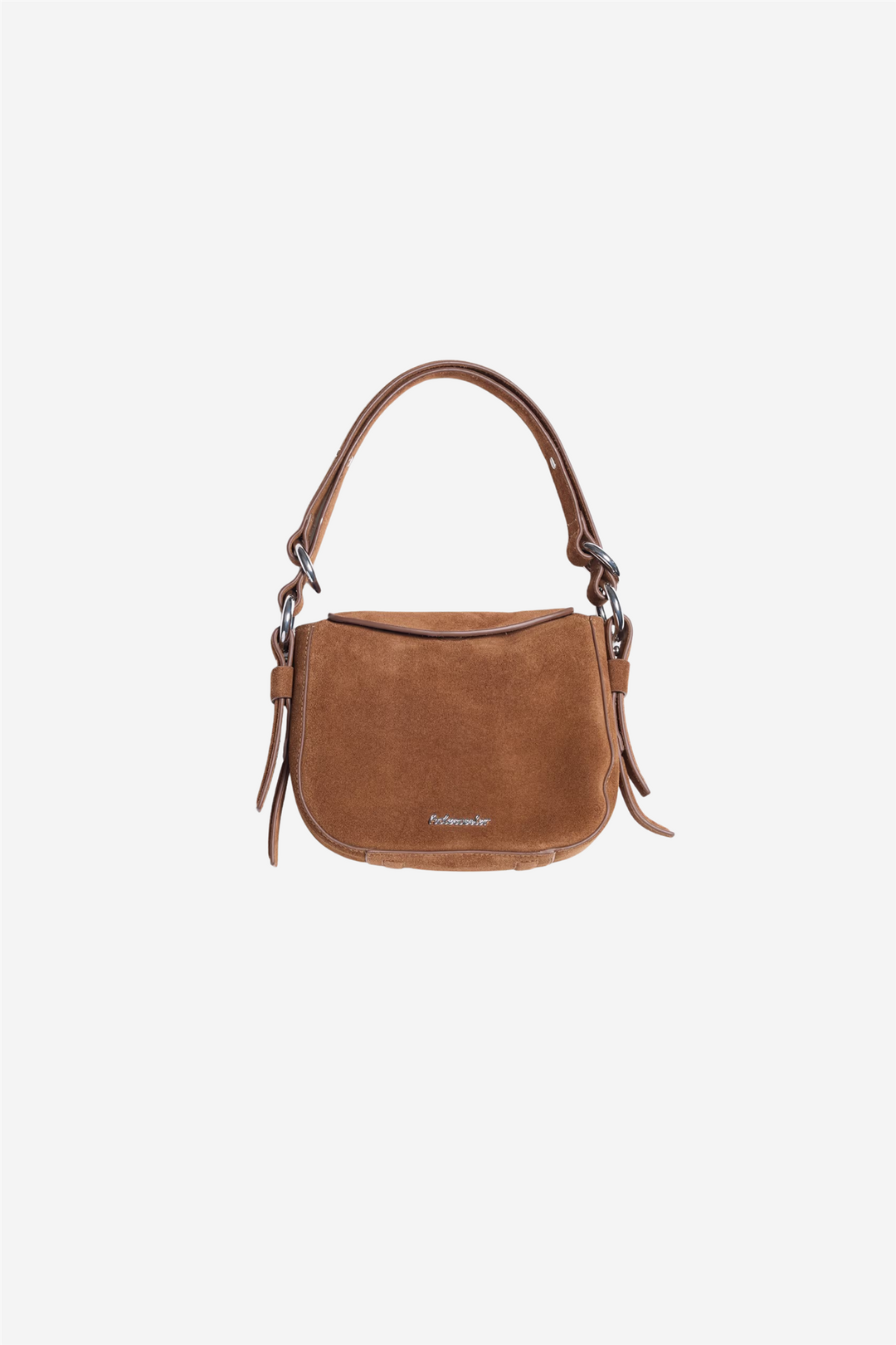 Holzweiler Vesker Bud Suede Bag Midi Camel