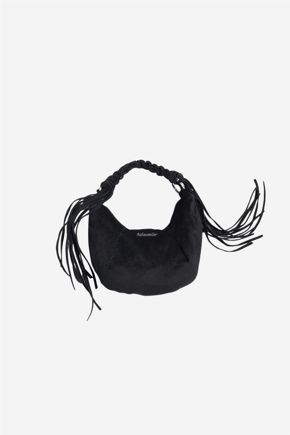 Holzweiler Vesker Cocoon Corduroy Micro Bag Black