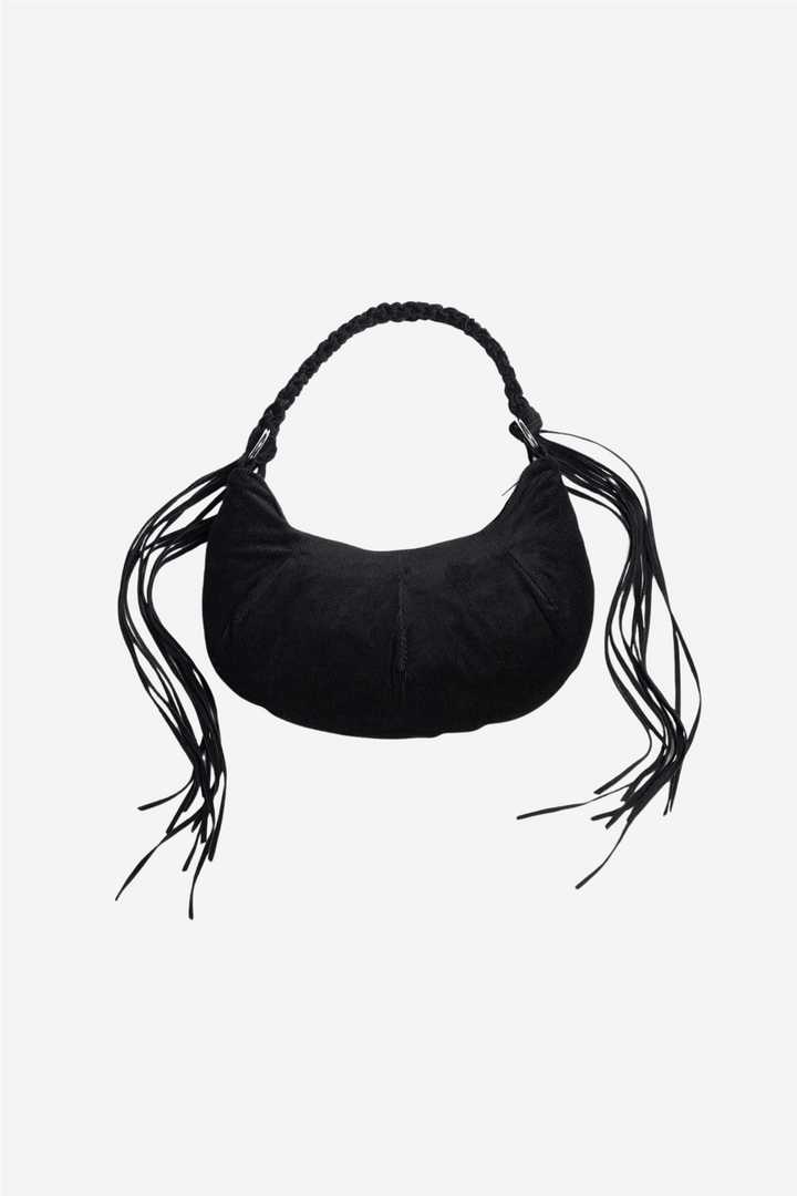 Holzweiler Vesker Cocoon Corduroy Small Bag Black