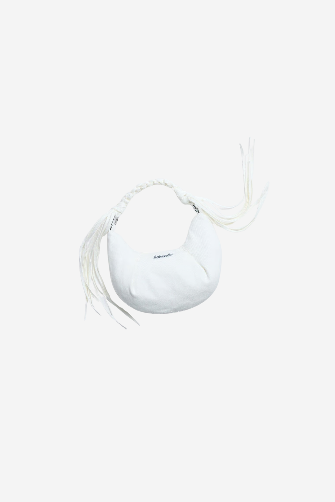 Holzweiler Vesker Cocoon Denim Micro Bag White