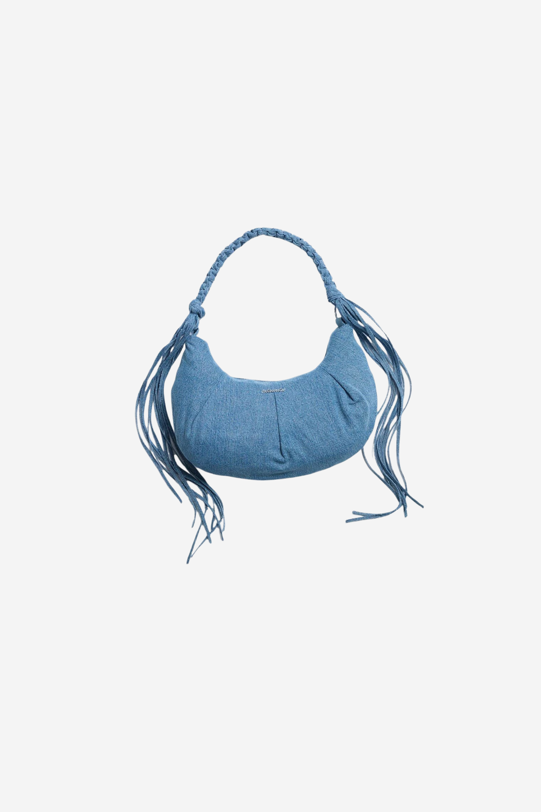 Holzweiler Vesker Cocoon Denim Small Bag Mid Blue