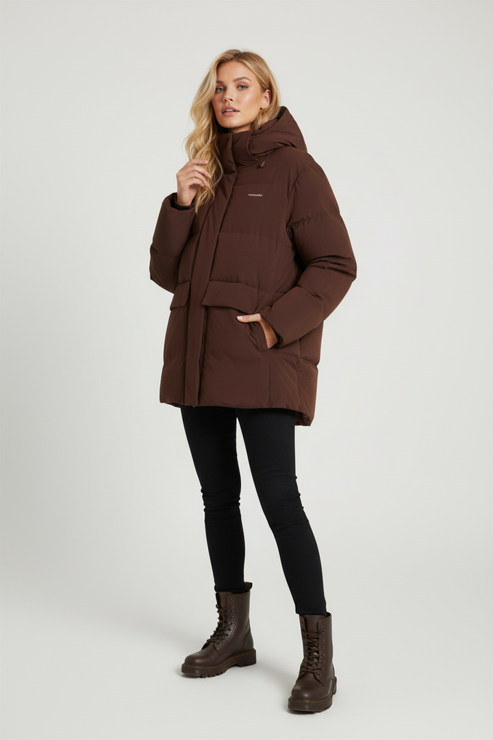 Holzweiler Yttertøy Besseggen Down Jacket Dk. Brown